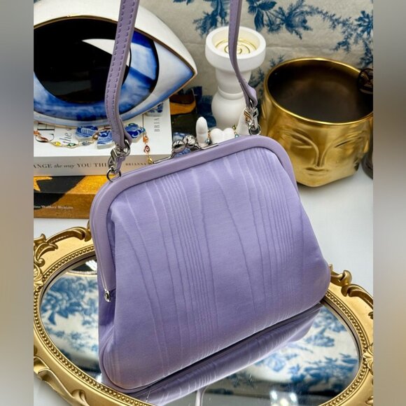 🆕 VIVIENNE WESTWOOD 🧿 NWOT Vivienne's Moire Leather Clutch Bag, AUTHENTIC - Picture 8 of 16